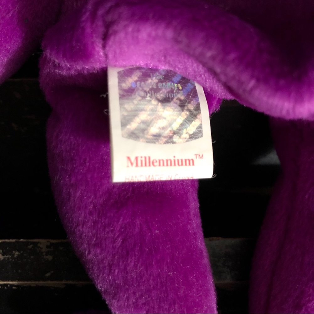 TY BEANIE BABIES “MILLENNIUM” 2000 Millenium Bear - Picture 4 of 6
